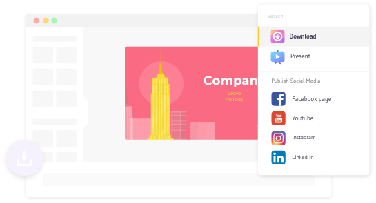 Download or Share Your Corporate Video